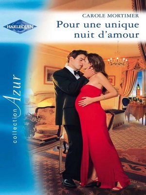 cover image of Pour une unique nuit d'amour